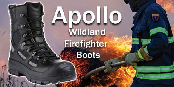 Specialist wildland fire and rescue boots Apollo designed for significant increase in England's wildland fires